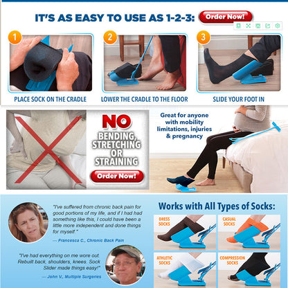 Pregnant/Elderly Easy On/Off Shoe Device