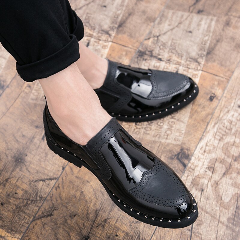 Men's Platform Leather Shoes